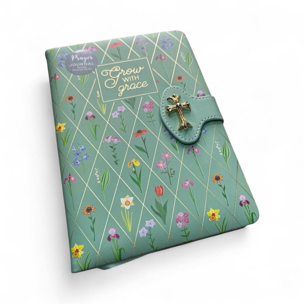Floral Prayer Journal New Green